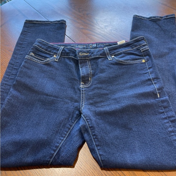 Kate Spade Straight Leg “play hooky” Jeans - Picture 2 of 4